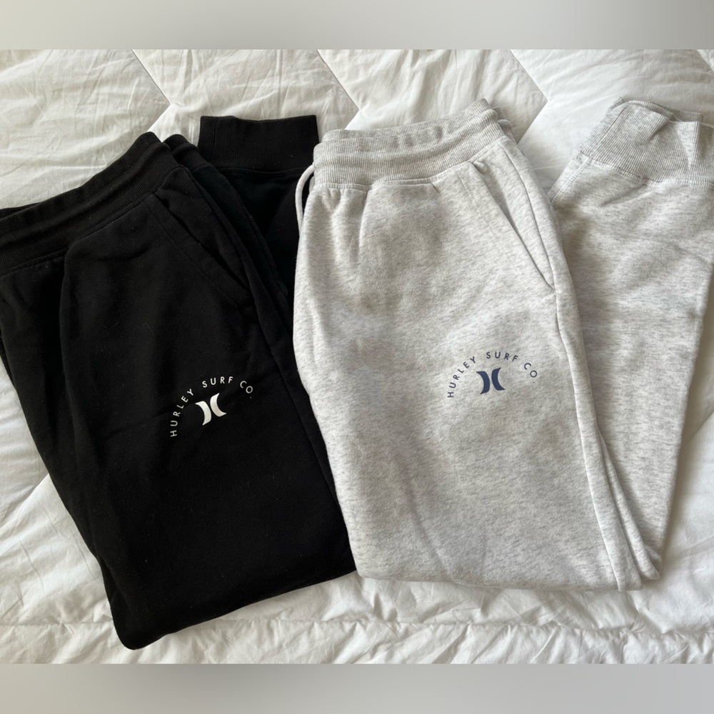 Hurley Men’s Joggers - Black & Gray